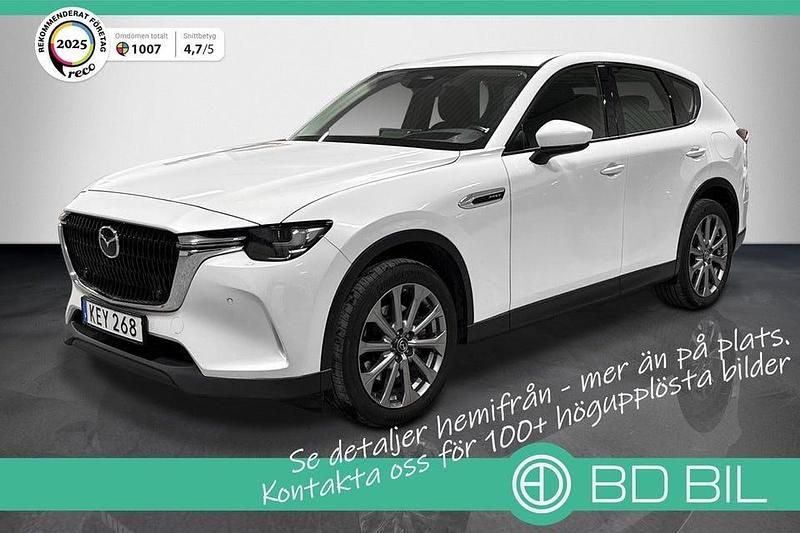 Vitmetallic Begagnad 2022 Mazda CX-60 SUV | 304 900 kr (Lite dyr) - Bild 1/3