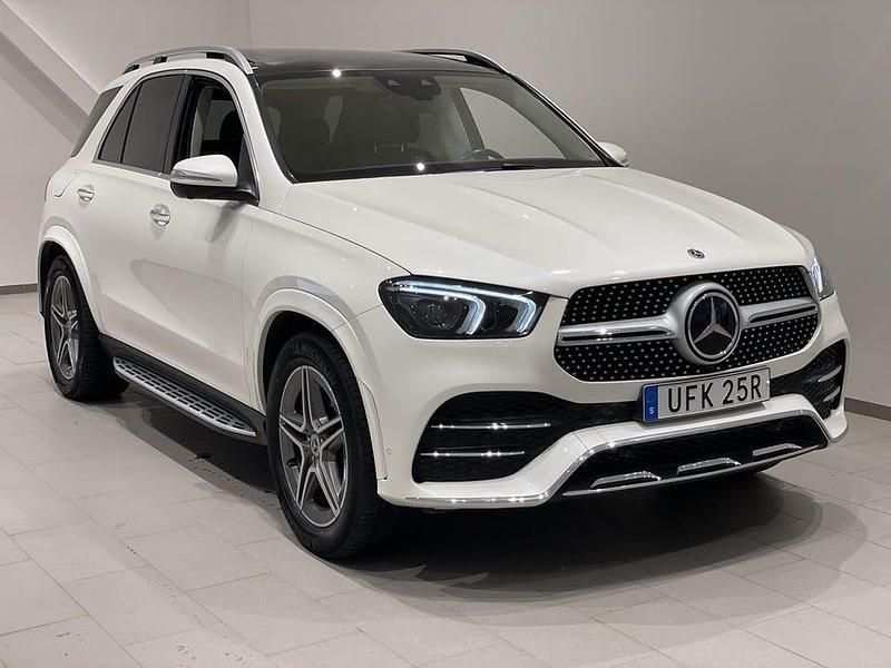 Vit Begagnad 2023 Mercedes GLE300 AMG line SUV | 669 000 kr - Bild 1/4