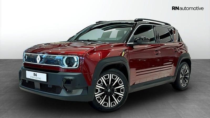 Röd Ny 2025 Renault R4 Iconic Halvkombi | 471 900 kr - Bild 1/4