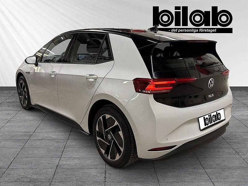 Begagnad VW ID.3 Pro Performance 150 kW (204 HK) 2020 Vit Halvkombi