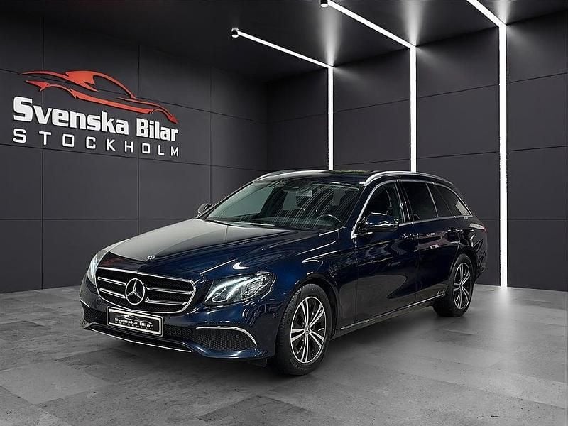 Begagnad Mercedes E200 150 HK (110 kW) 2018 Mörkblå Kombi