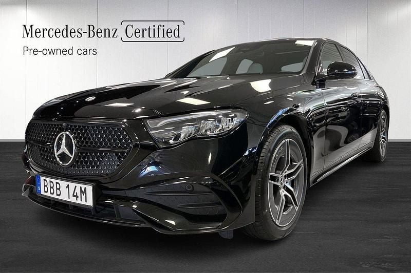 Svart Begagnad 2024 Mercedes E300 AMG line Sedan | 739 000 kr (Lite dyr) - Bild 1/4