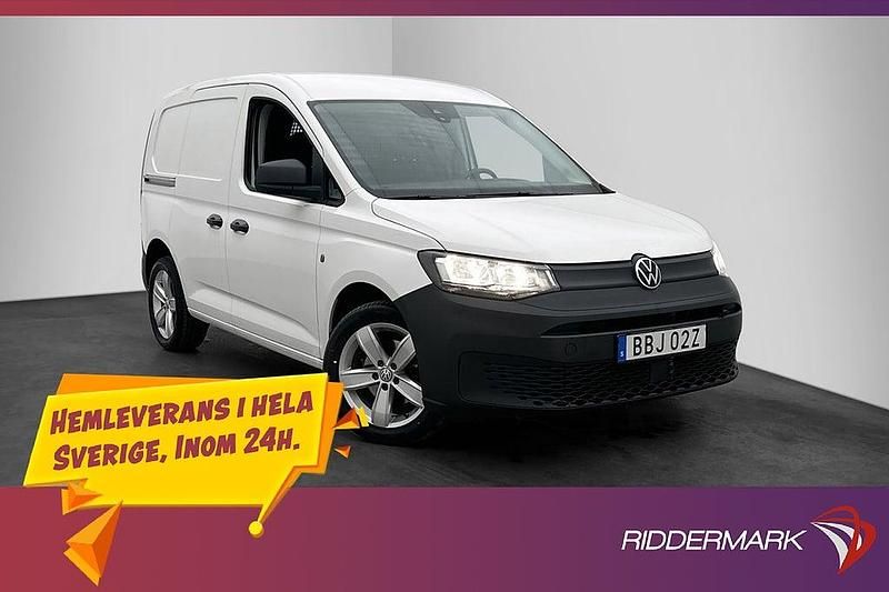 Vit Begagnad 2023 VW Caddy Minibuss | 244 900 kr (Lite dyr) - Bild 1/3