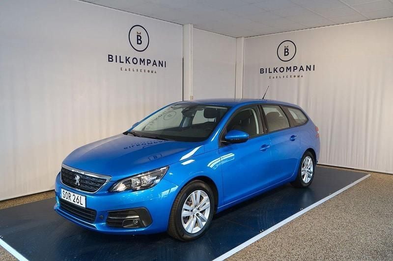 Blå Begagnad 2021 Peugeot 308 Kombi | 189 800 kr (Bra pris) - Bild 1/4