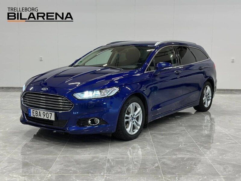 Blå Begagnad 2016 Ford Mondeo Titanium Kombi | 159 900 kr (Bra pris) - Bild 1/4