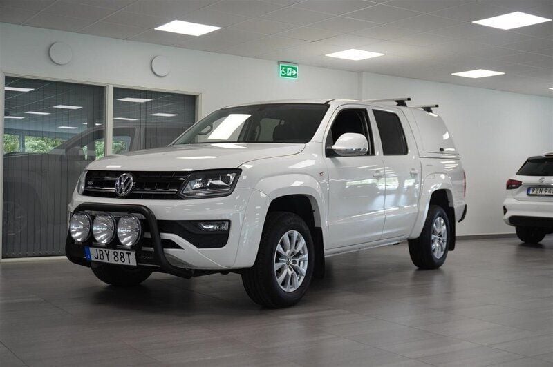 Vit Begagnad 2019 VW Amarok Pickup | 379 800 kr (Marknadspris) - Bild 1/4