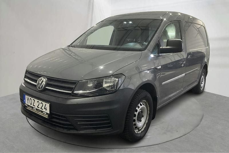 Ljusgrå Begagnad 2018 VW Caddy Maxi Minibuss | 99 000 kr (Superpris) - Bild 1/4