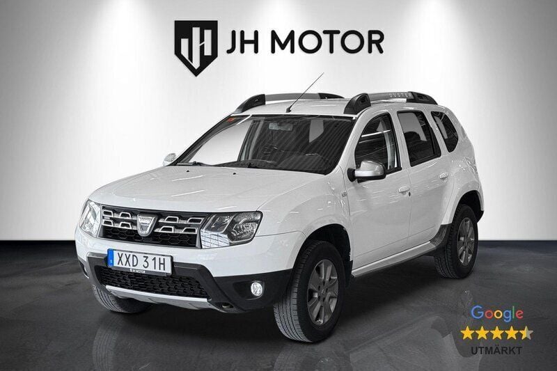 Vit Begagnad 2014 Dacia Duster SUV | 69 900 kr (Marknadspris) - Bild 1/4
