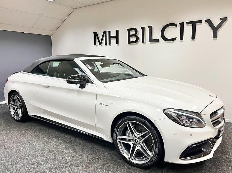 Begagnad Mercedes C63 AMG AMG 476 HK (350 kW) 2017 Vit Cab