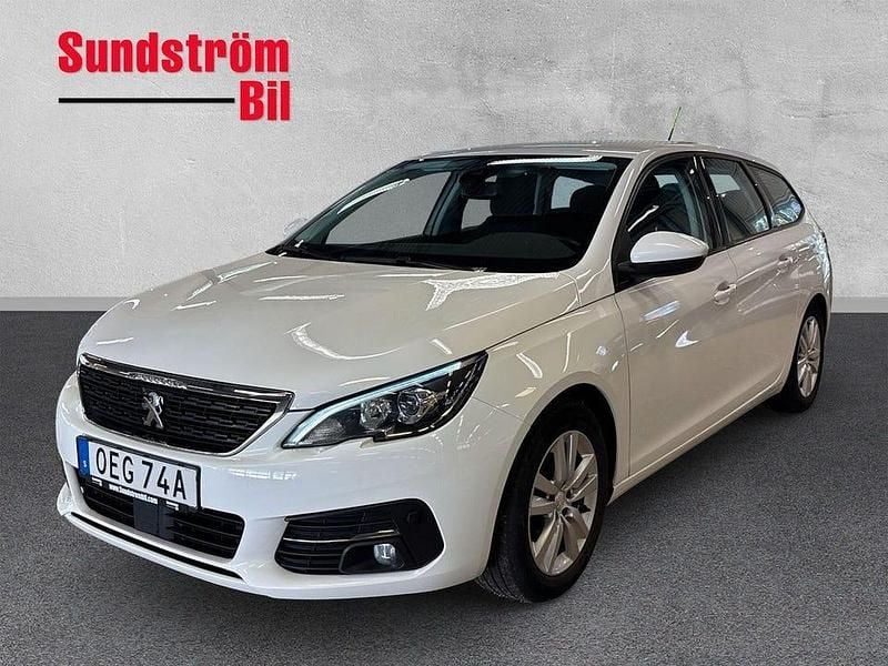 Vit Begagnad 2019 Peugeot 308 Active Kombi | 114 900 kr (Bra pris) - Bild 1/3