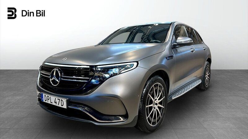 Grå Begagnad 2021 Mercedes EQC400 AMG SUV | 439 900 kr (Bra pris) - Bild 1/4