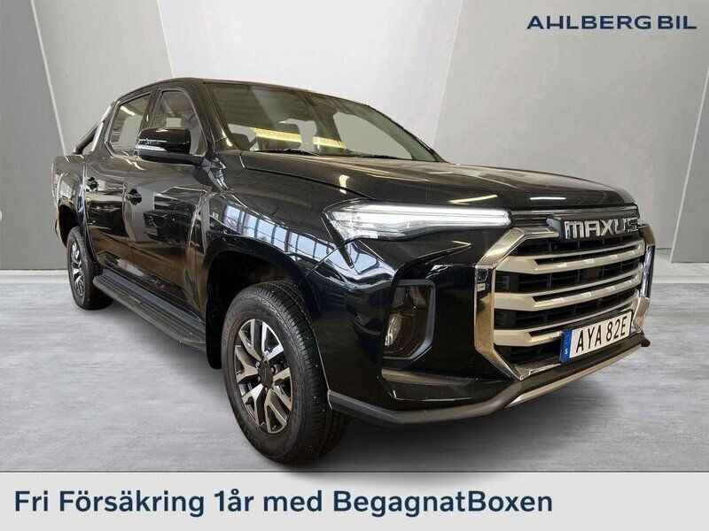 Svart Begagnad 2022 Maxus e-T90 Pickup | 479 500 kr (Lite dyr) - Bild 1/4
