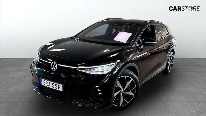 Svart (black) Begagnad 2022 VW ID.4 GTX SUV | 349 900 kr (Superpris) - Bild 1/4