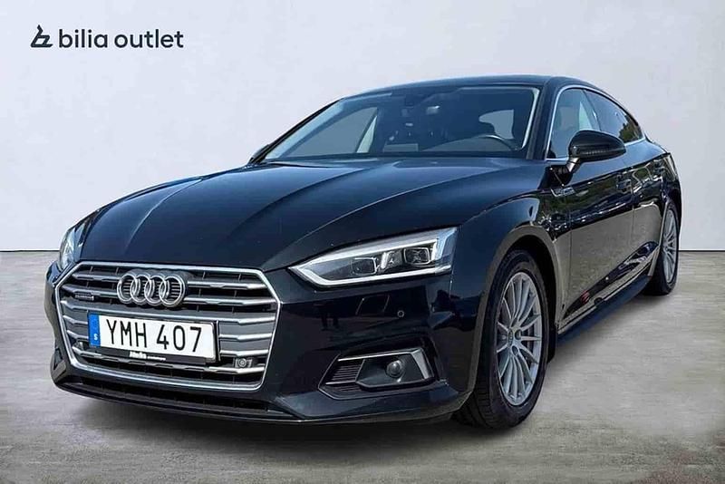 Svart Begagnad 2018 Audi A5 Sportback Halvkombi | 209 900 kr - Bild 1/1