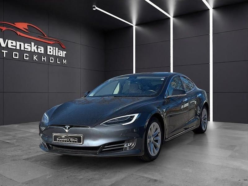 Begagnad Tesla Model S Long Range AWD 397 kW (541 HK) 2019 Grå Halvkombi