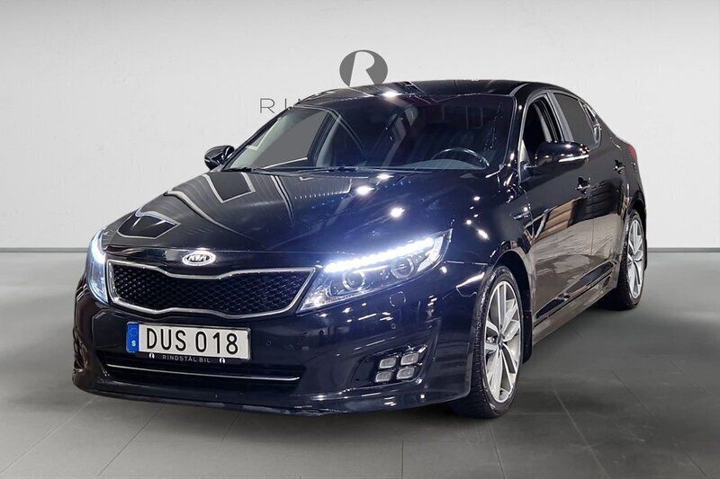 Svart Begagnad 2014 Kia Optima Sedan | 94 900 kr (Marknadspris) - Bild 1/3