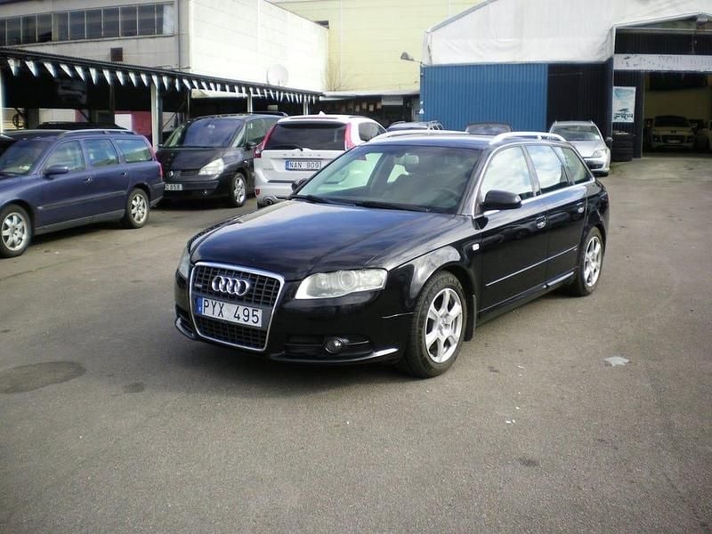 Svart Begagnad 2008 Audi A4 S-Line Kombi | 49 500 kr (Superpris) - Bild 1/4