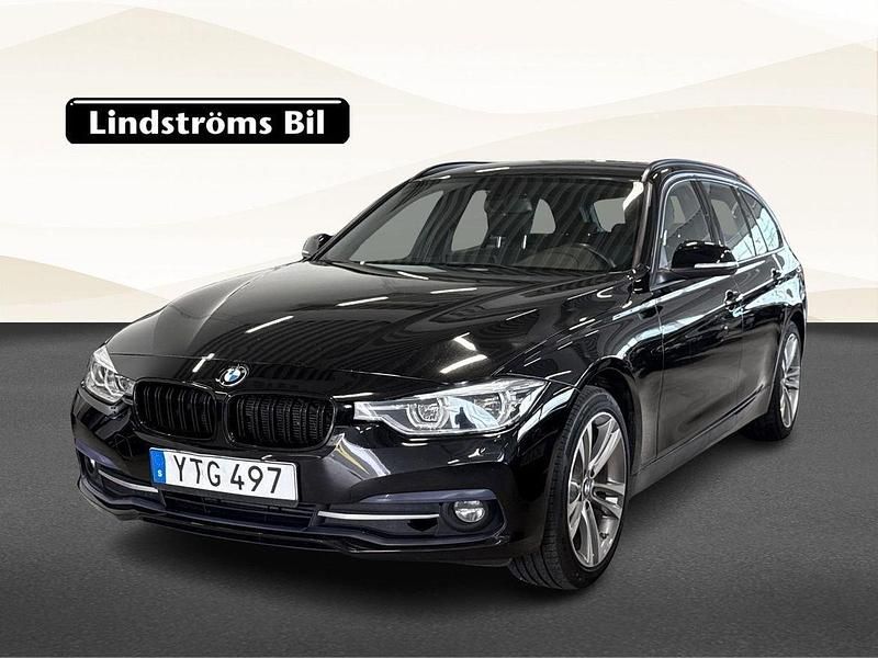 Svart Begagnad 2018 BMW 320 Sport Line Kombi | 184 000 kr (Marknadspris) - Bild 1/3