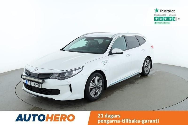 Vit Begagnad 2017 Kia Optima Advance Kombi | 174 000 kr (Marknadspris) - Bild 1/4