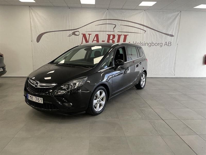 Svart Begagnad 2011 Opel Zafira Tourer Enjoy Minibuss | 89 900 kr (Lite dyr) - Bild 1/4