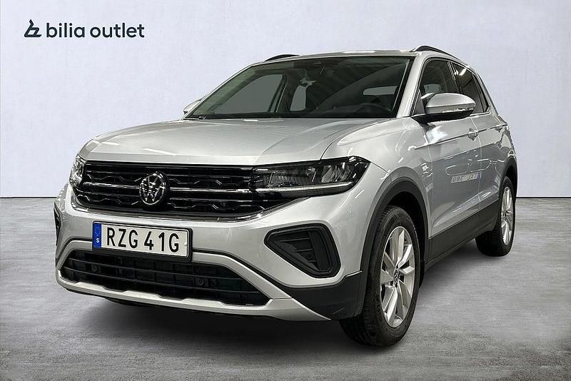 Silver Ny 2025 VW T-Cross Life SUV | 289 900 kr (Marknadspris) - Bild 1/3