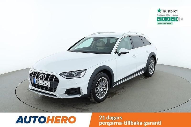Vit Begagnad 2023 Audi A4 Allroad Comfort Kombi | 369 000 kr (Marknadspris) - Bild 1/4