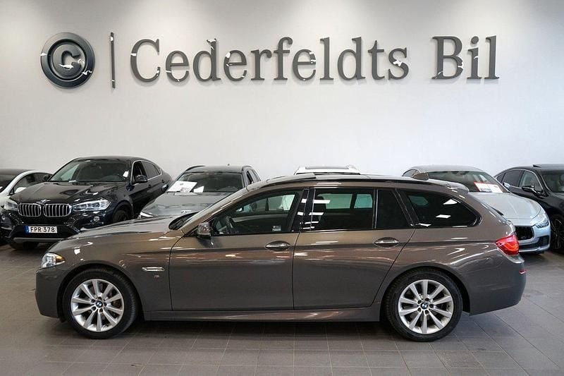 Ljusbrun Begagnad 2015 BMW 535 M Sport Kombi | 249 900 kr (Lite dyr) - Bild 1/3
