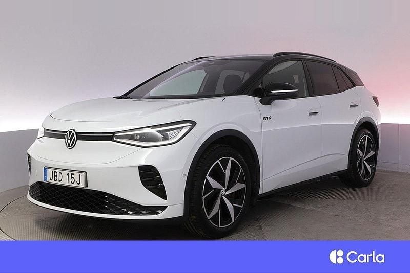 Vit Begagnad 2023 VW ID.4 GTX SUV | 374 900 kr - Bild 1/4