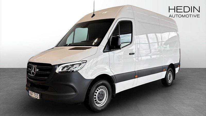 Vit (white) Begagnad 2019 Mercedes Sprinter Van | 379 900 kr (Superpris) - Bild 1/4