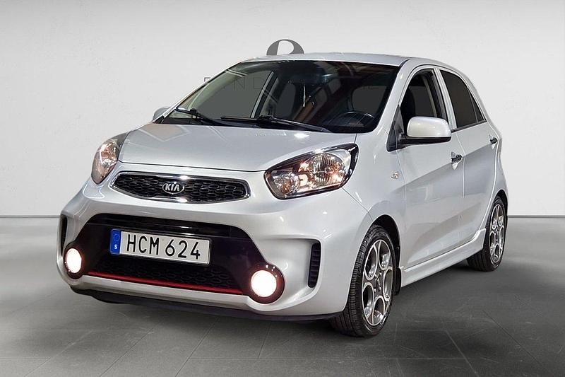 Grå Begagnad 2015 Kia Picanto Halvkombi | 67 900 kr (Marknadspris) - Bild 1/3