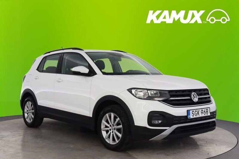Vit Begagnad 2020 VW T-Cross SUV | 152 900 kr (Bra pris) - Bild 1/4