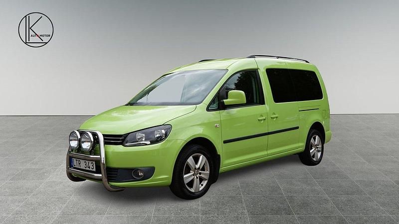 Grön Begagnad 2011 VW Caddy Maxi Minibuss | 98 000 kr - Bild 1/4