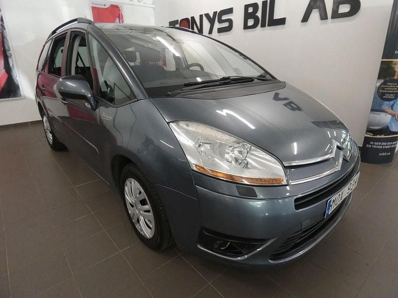 Mörkgrå (grå) Begagnad 2010 Citroën Grand C4 Picasso Minibuss | 27 900 kr (Lite dyr) - Bild 1/4