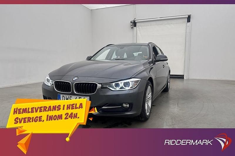 Grå Begagnad 2014 BMW 318 Sport Line Kombi | 194 800 kr (Marknadspris) - Bild 1/3