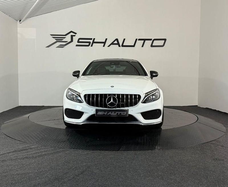 Begagnad Mercedes C250 AMG line 211 HK (155 kW) 2015 Vit Sportkupé