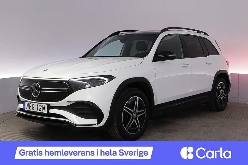 Vit Begagnad 2023 Mercedes EQB300 AMG SUV | 406 900 kr (Bra pris) - Bild 1/4