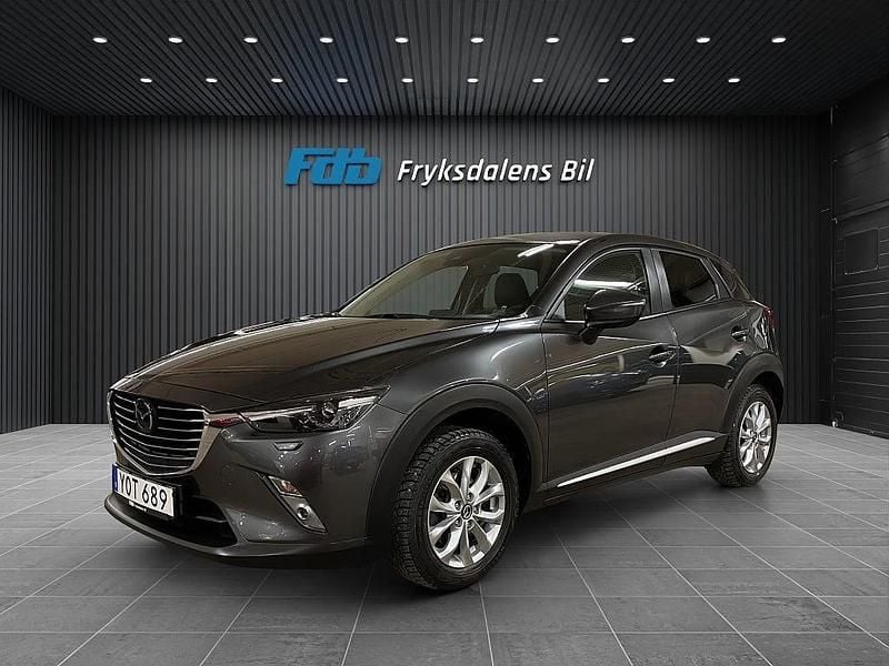 Grå Begagnad 2017 Mazda CX-3 SUV | 209 900 kr (Marknadspris) - Bild 1/4