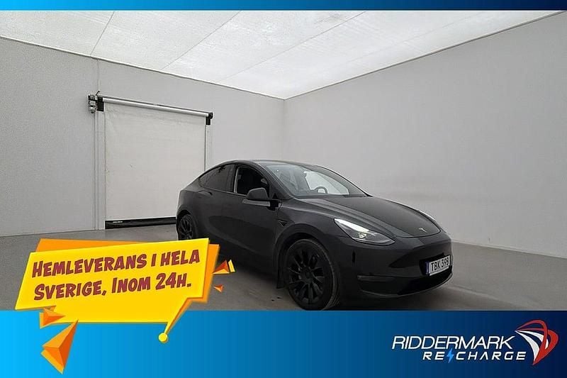 Svart Begagnad 2022 Tesla Model Y Long Range AWD SUV | 319 800 kr (Marknadspris) - Bild 1/3