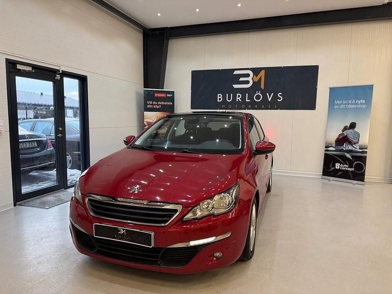Begagnad Peugeot 308 Active 131 HK (96 kW) 2014 Mörkröd Halvkombi