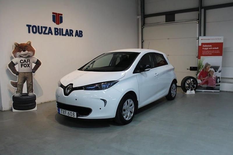 Vit Begagnad 2019 Renault Zoe Halvkombi | 114 900 kr (Bra pris) - Bild 1/4