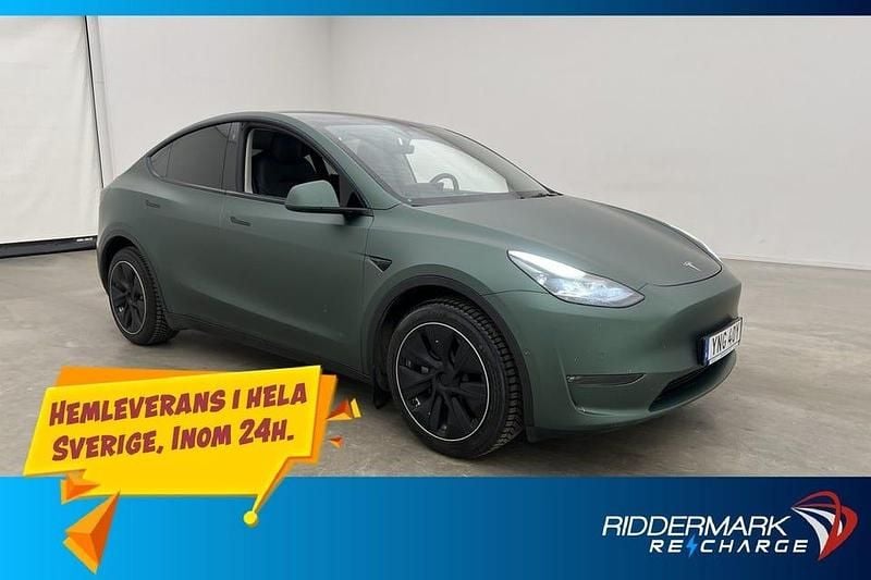 Vit Begagnad 2022 Tesla Model Y Long Range AWD SUV | 344 900 kr (Marknadspris) - Bild 1/3