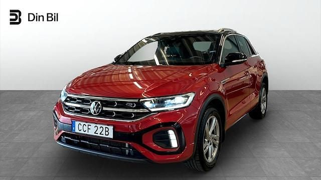 Röd Begagnad 2022 VW T-Roc R-line SUV | 314 500 kr (Lite dyr) - Bild 1/4