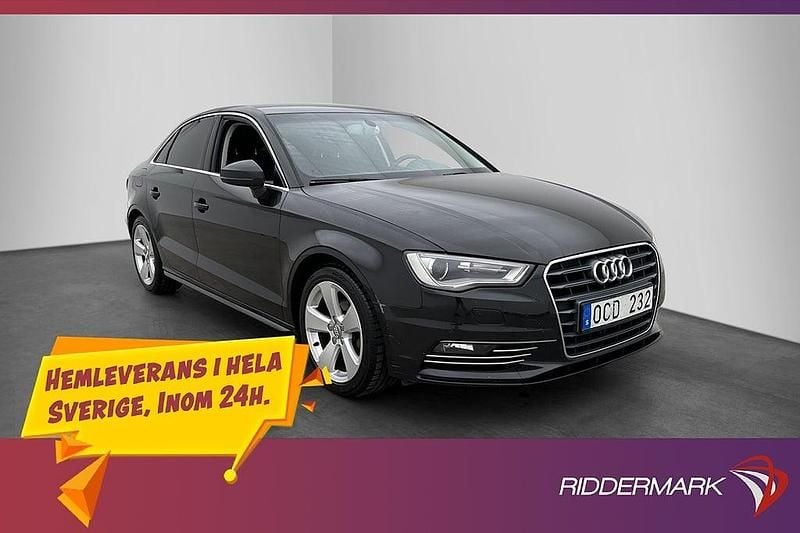 Svart Begagnad 2014 Audi A3 Ambition Sedan | 124 900 kr - Bild 1/3