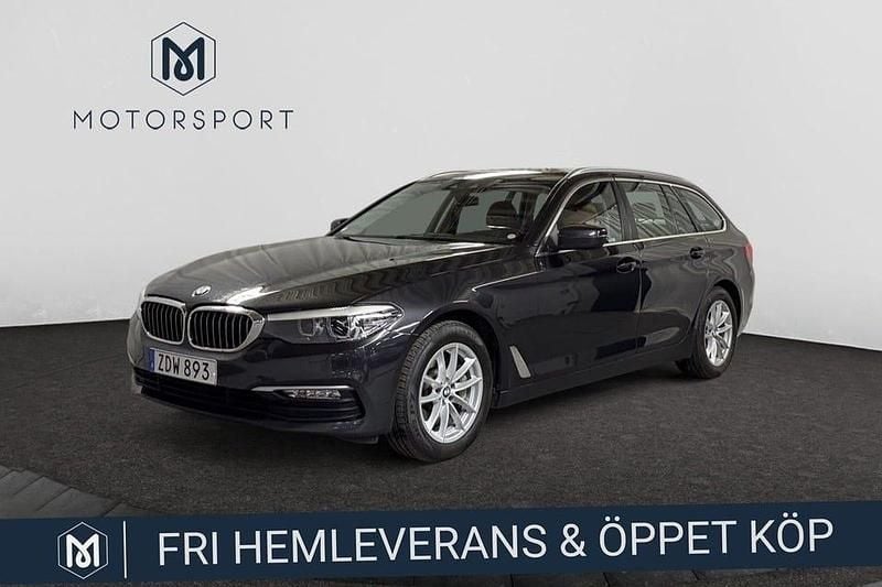 Grå metallic Begagnad 2018 BMW 530 Kombi | 259 900 kr (Superpris) - Bild 1/3