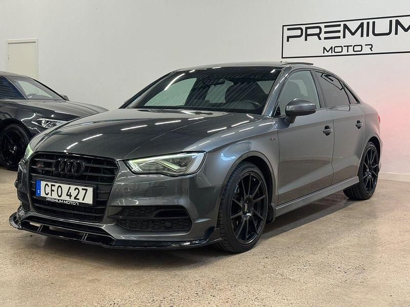 Begagnad Audi A3 S-Line 184 HK (135 kW) 2016 Grå Sedan