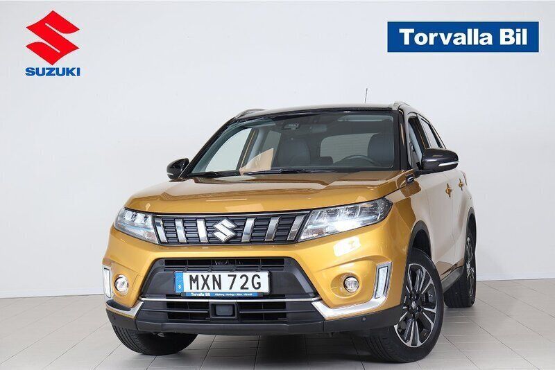Gul Begagnad 2022 Suzuki Vitara SUV | 234 900 kr (Bra pris) - Bild 1/4