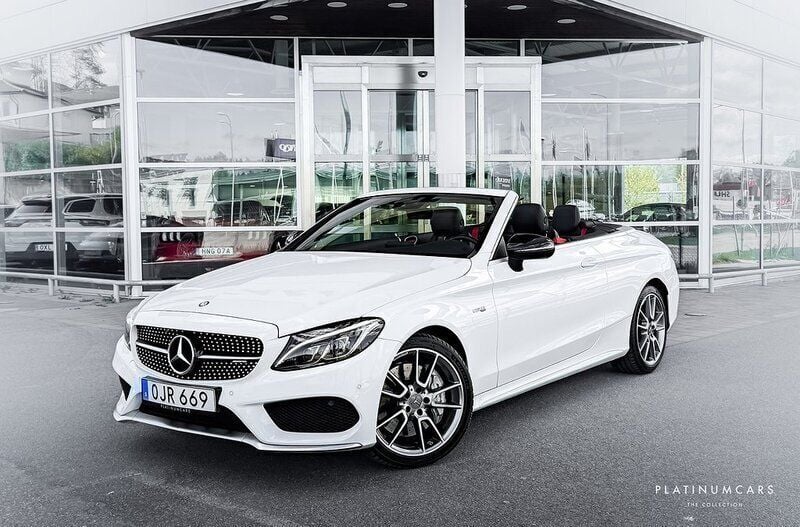 Vit Begagnad 2016 Mercedes C43 AMG AMG Cab | 499 000 kr (Superpris) - Bild 1/4