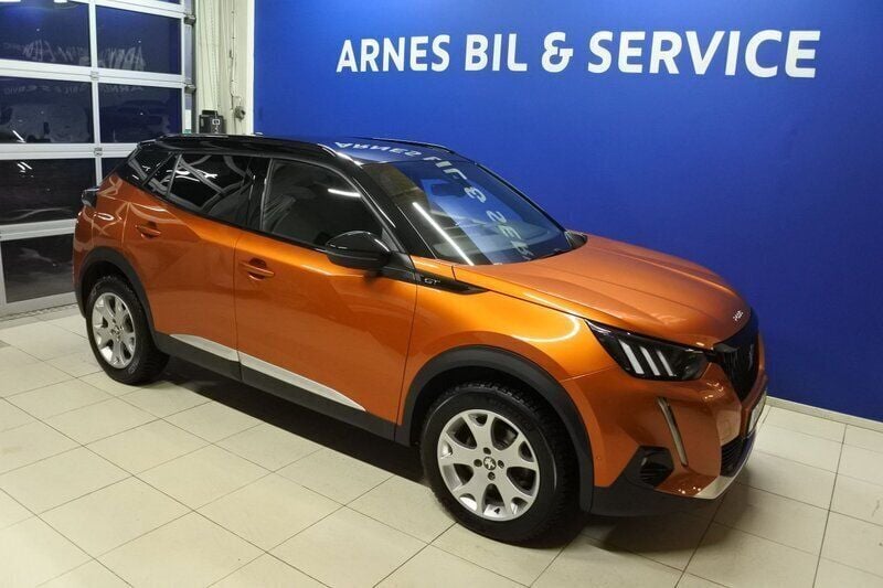 Orange Begagnad 2020 Peugeot 2008 GTi SUV | 184 900 kr (Bra pris) - Bild 1/4