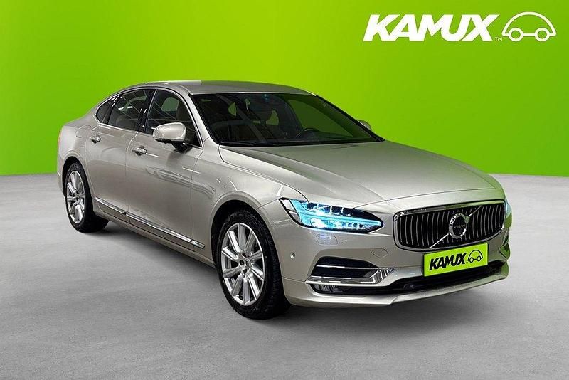 Ljusbrun Begagnad 2017 Volvo S90 Inscription Sedan | 249 900 kr (Marknadspris) - Bild 1/4