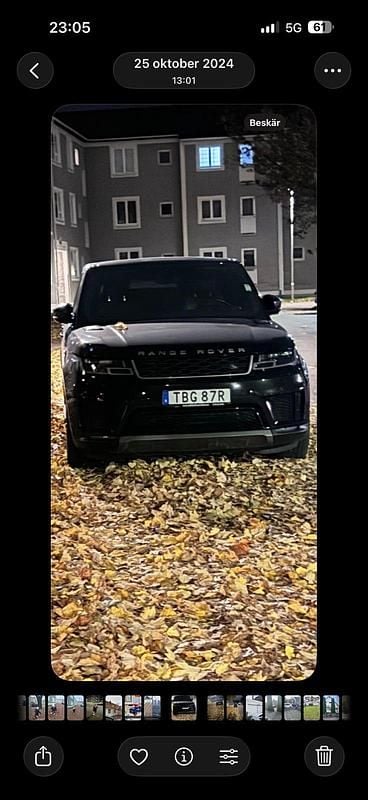 Begagnad Land Rover Range Rover Sport 400 HK (294 kW) 2021 SUV
